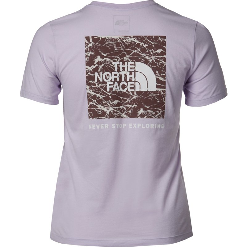 The North Face Women's Printed Novelty Fill T-Shirt Purple Light, Medium - Women's Outdoor Short-Sleeve Tops at Academy Sports product image