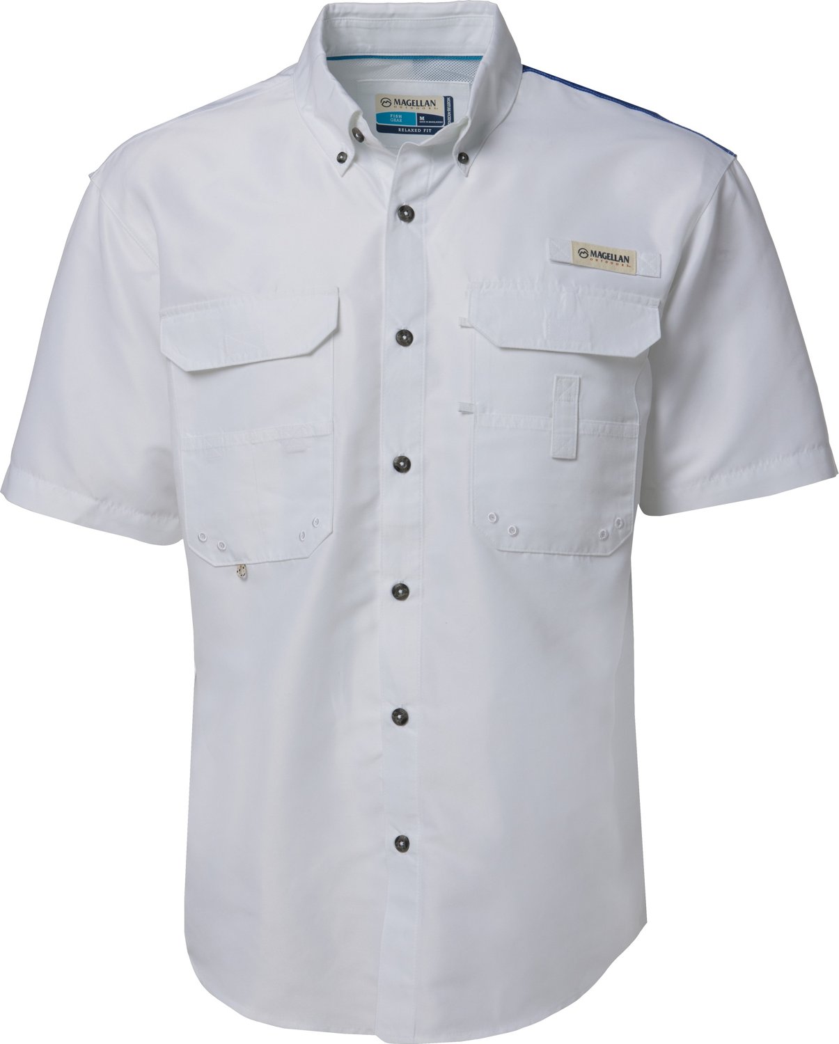 Magellan Outdoors Men's Lake Fork Flag Fishing Shirt