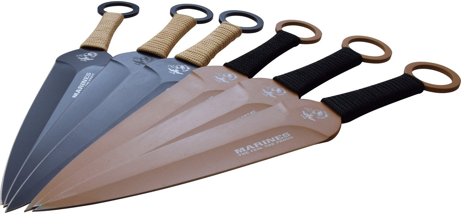 Master Cutlery USMC 6-Piece Throwing Knife Set - view number 3