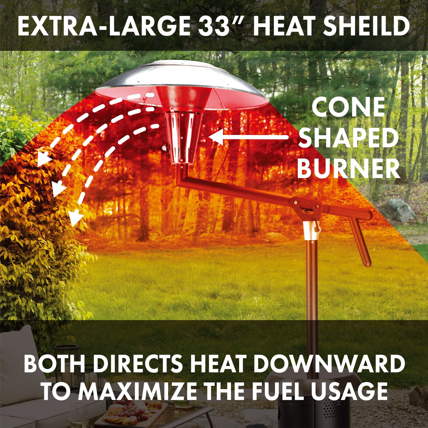 Cuisinart Perfect Position Propane Patio Heater Academy