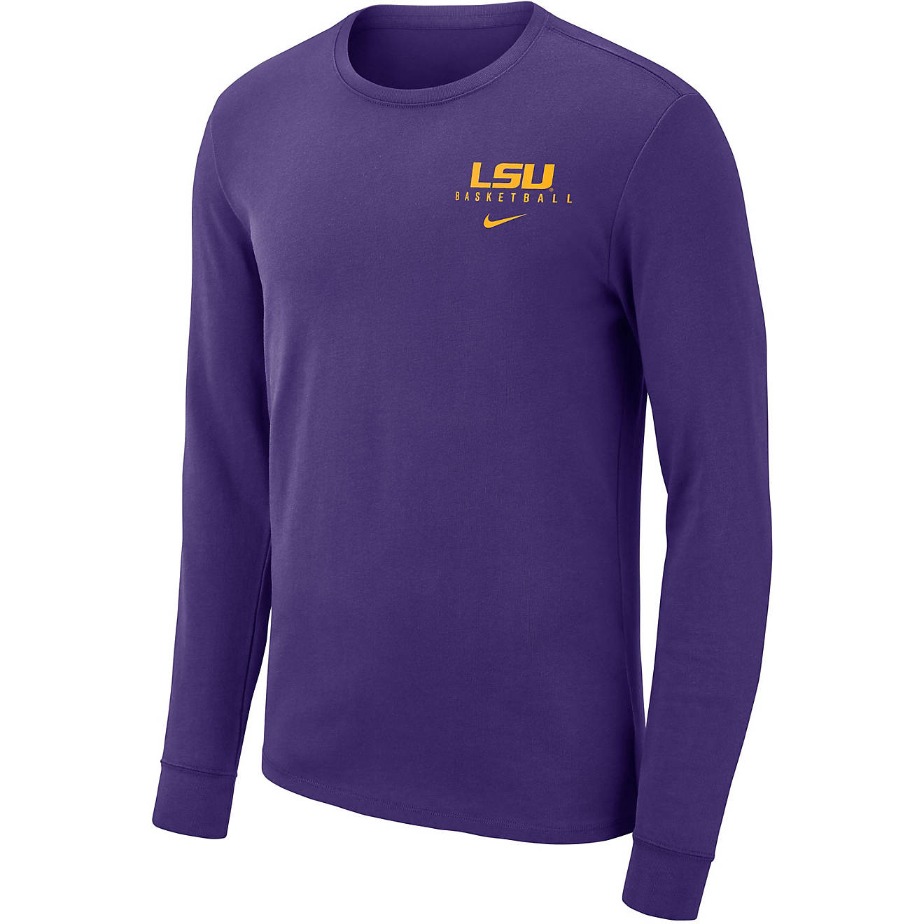 Nike Men's Louisiana State University Court Long Sleeve T-shirt | Academy
