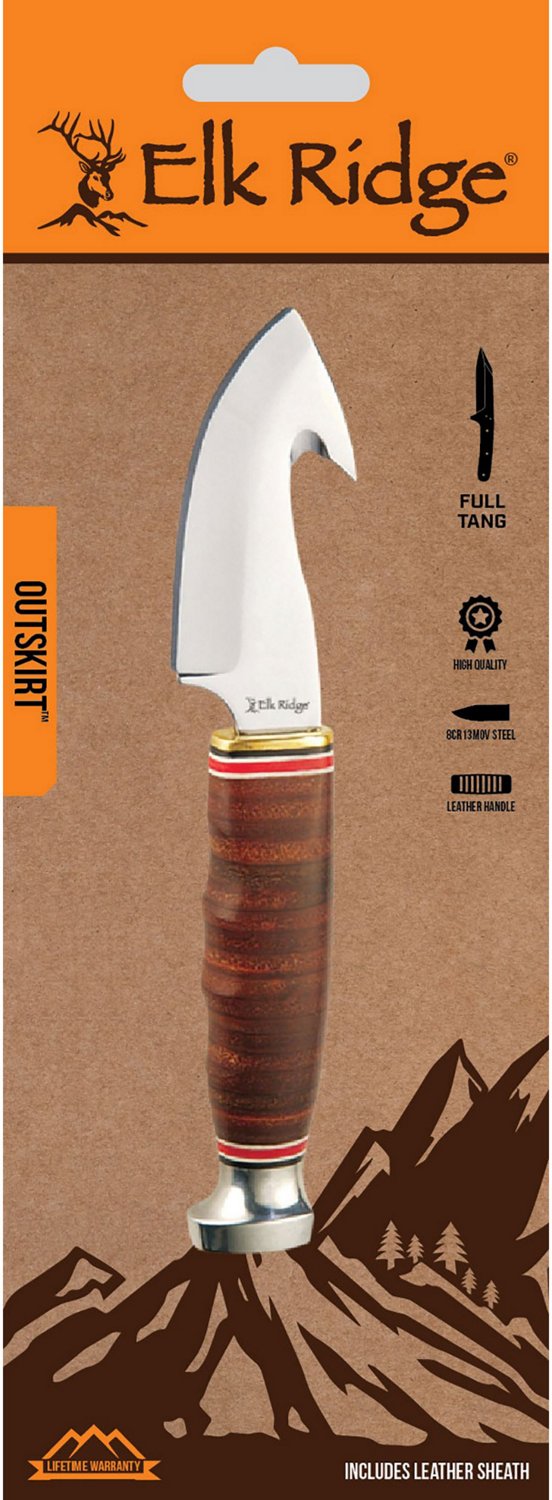 Master Cutlery Elk Ridge Outskirt 3.25 in Fixed Blade Gut Hook Knife - view number 5