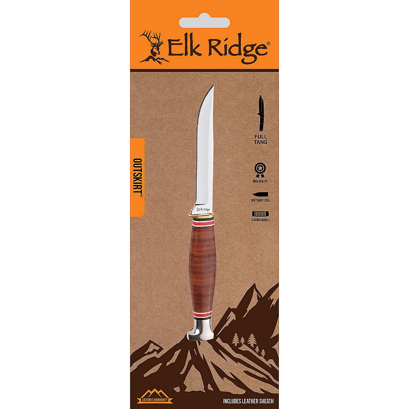 Master Cutlery Elk Ridge Outskirt 3.62 in Fixed Blade Skinner Knife                                                              - view number 5