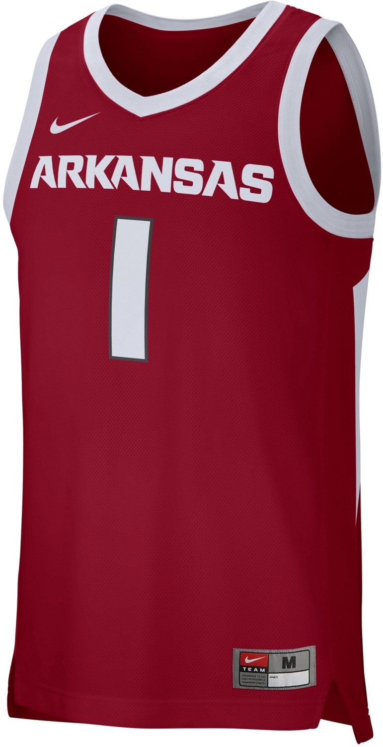 Nike Men's University Of Arkansas Dri-FIT Replica Road Jersey | Academy