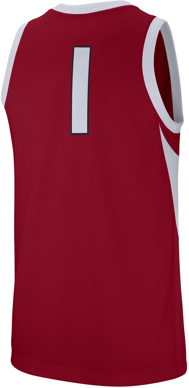 Nike Men's University of Arkansas Dri-FIT Replica Road Jersey - view number 2