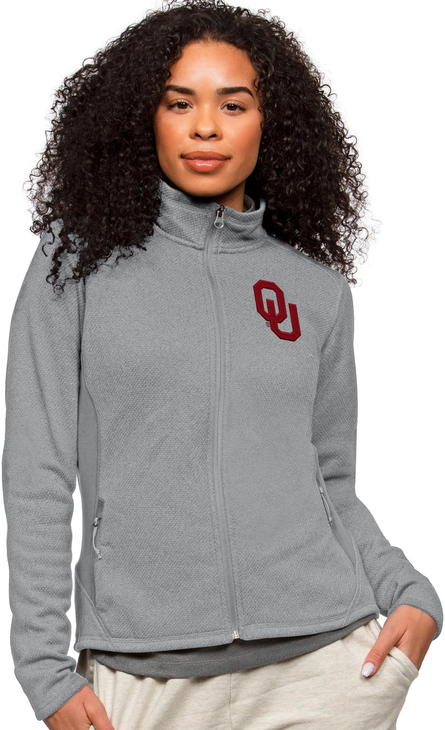 Antigua Women's University of Oklahoma Course Jacket                                                                             - view number 1