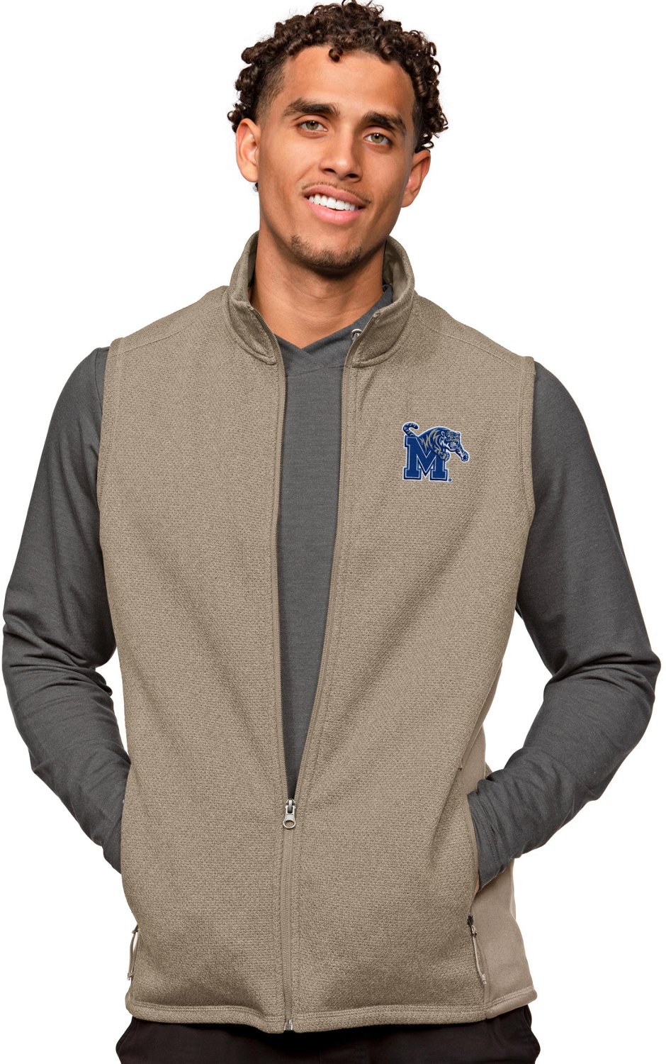 Antigua Men's University of Memphis Course Vest
