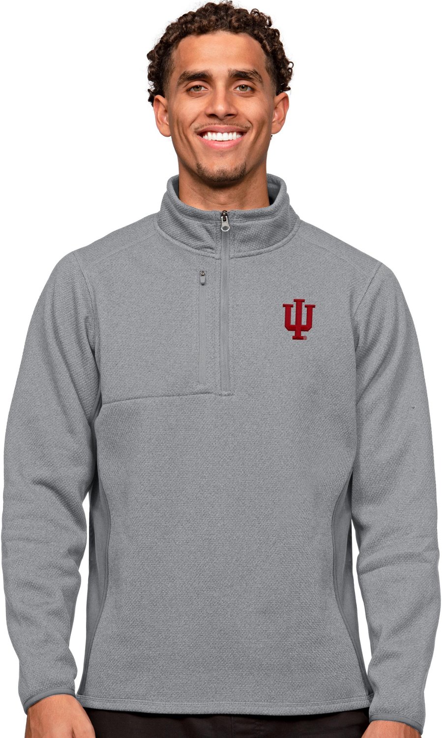 Antigua Men's Indiana University Course 1/4 Zip Pullover