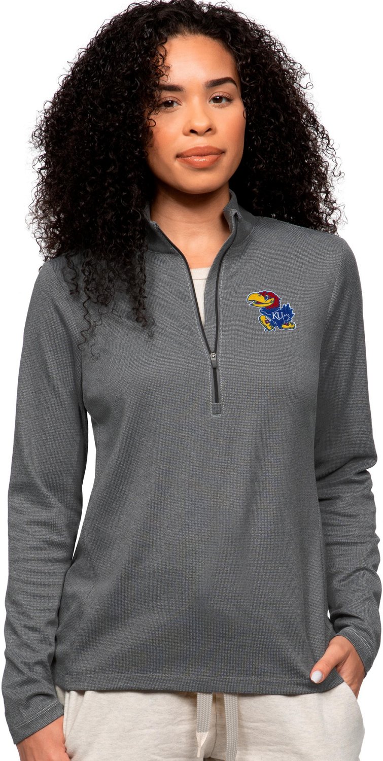 Antigua Women's University of Kansas Epic 1/4-Zip Pullover