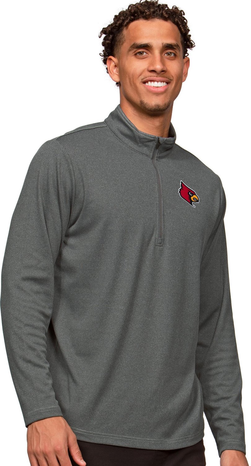 Lids Louisville Cardinals Antigua Course Quarter-Zip Pullover Top