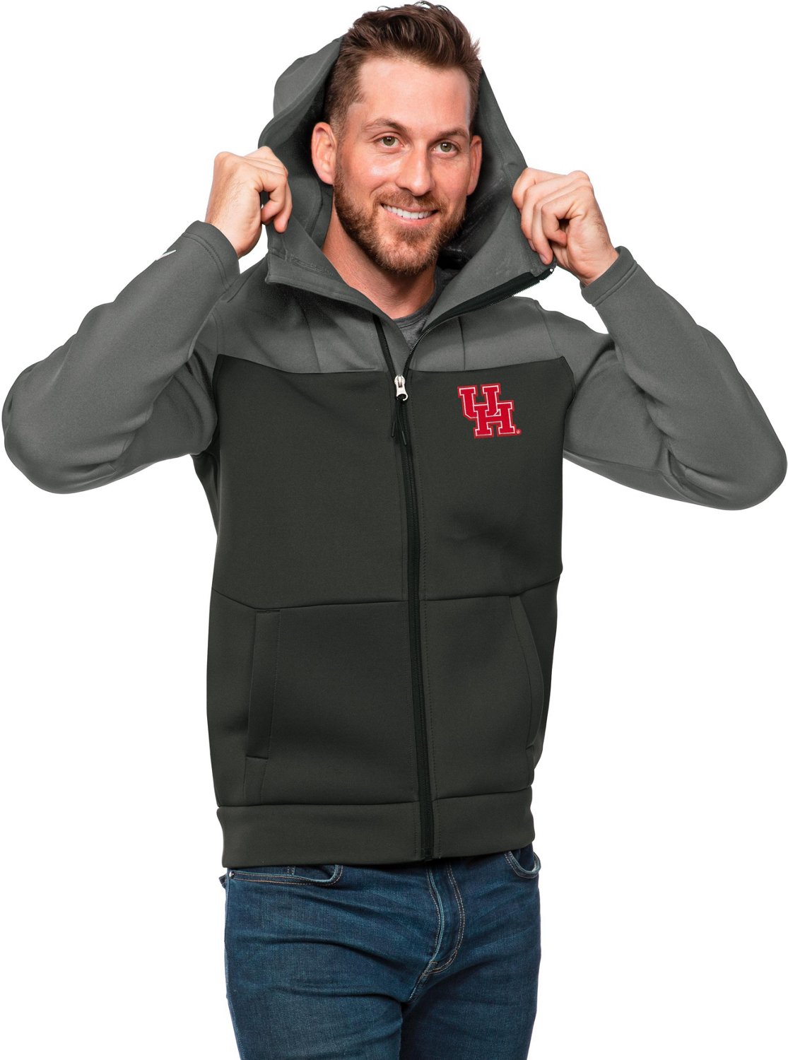 Antigua Men's University of Houston Protect Pullover