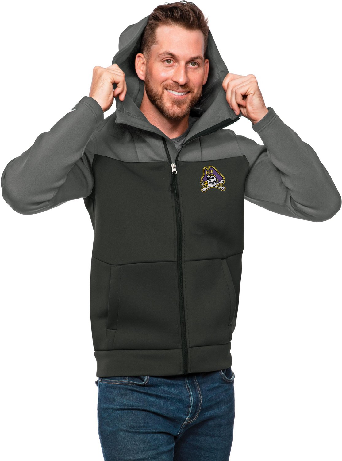 Antigua Men's East Carolina University Protect Pullover