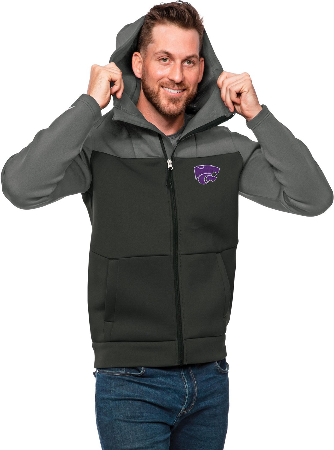 Antigua Men's Kansas State University Protect Pullover