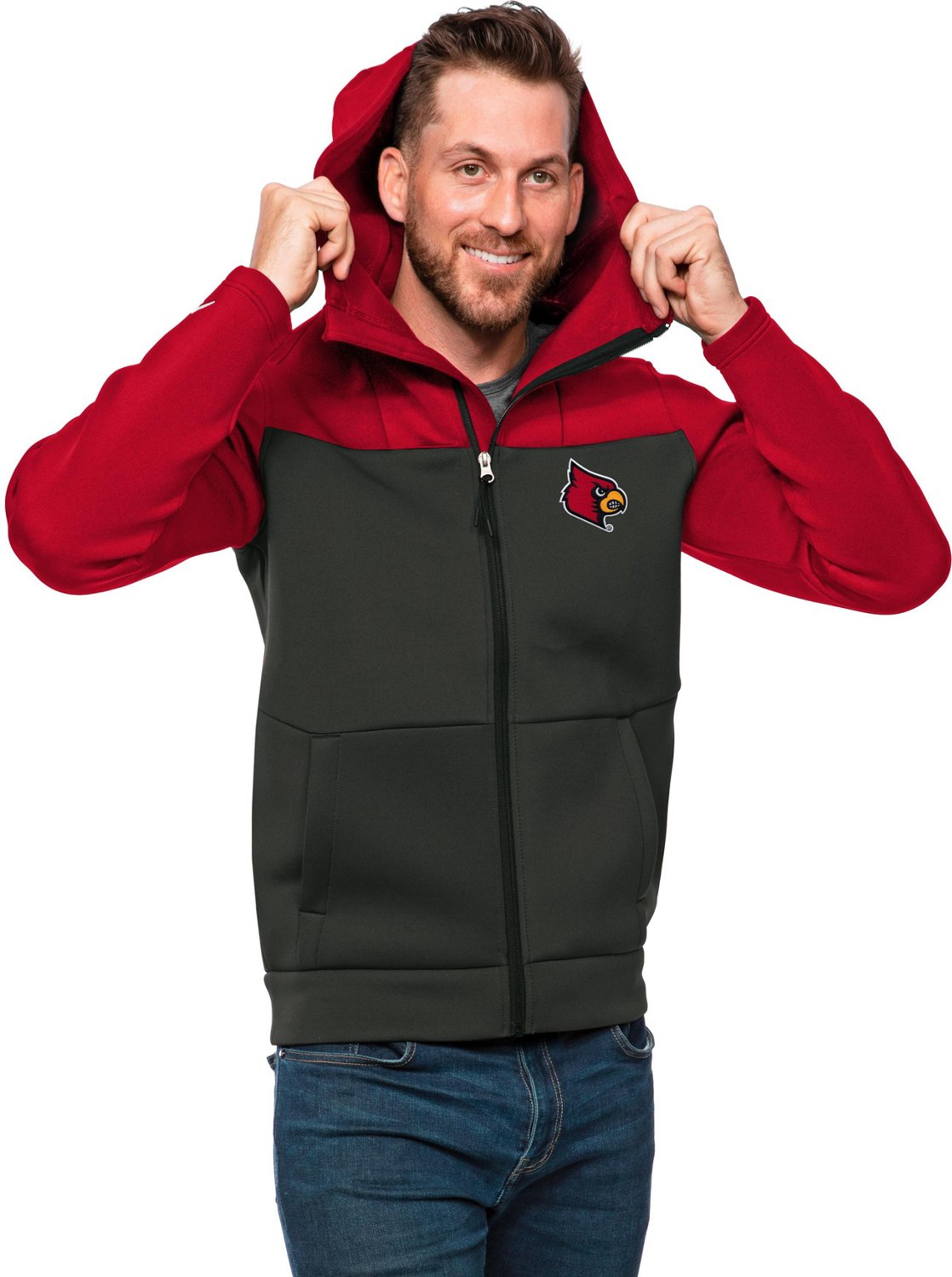 Antigua Men's University of Louisville Protect Pullover