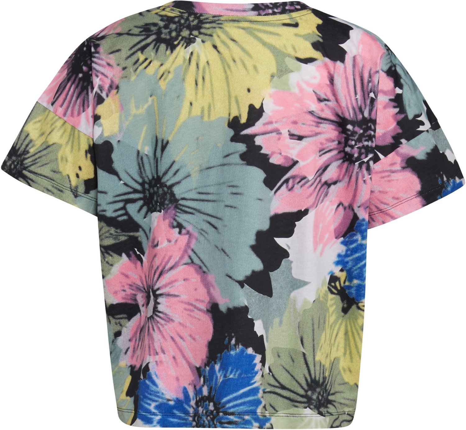 adidas Girls' All Over Print Short Sleeve T-shirt - view number 5