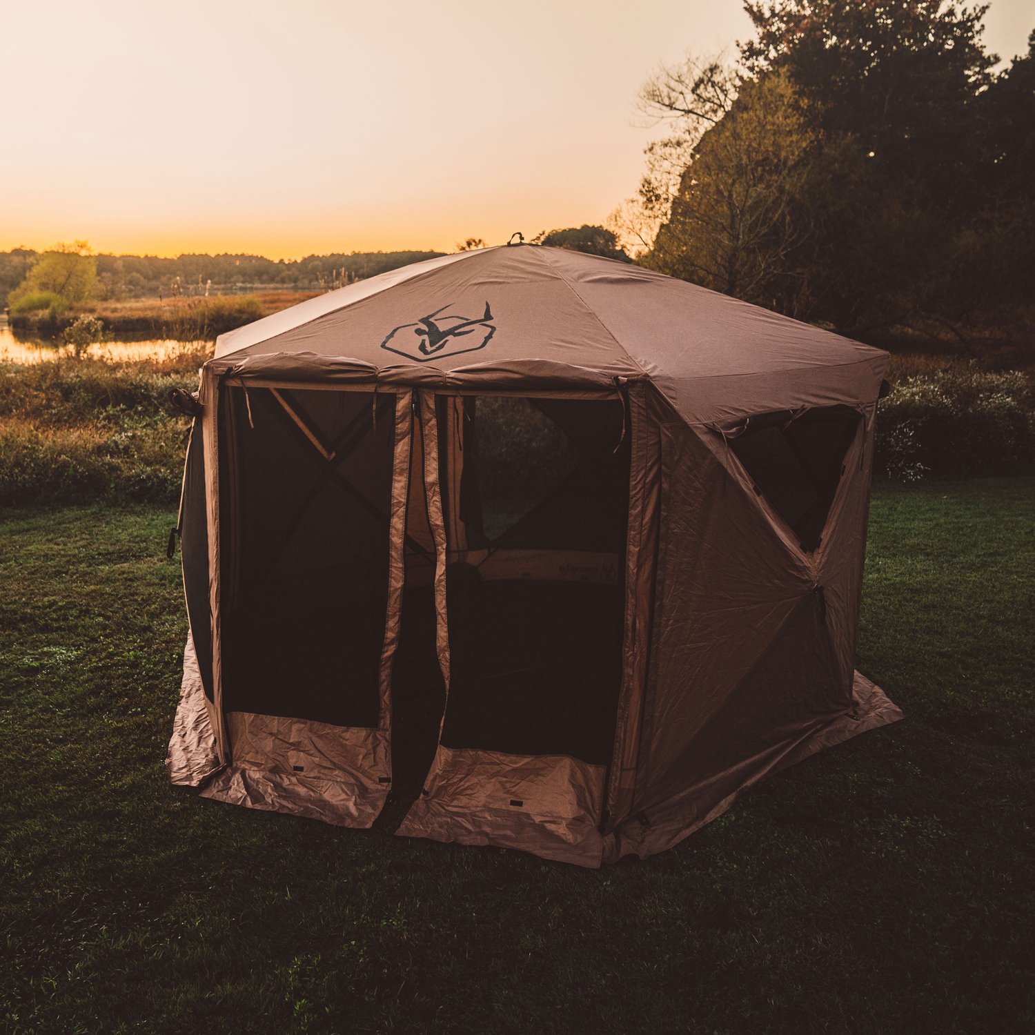 Gazelle Deluxe G6 6Sided Portable Gazebo Academy