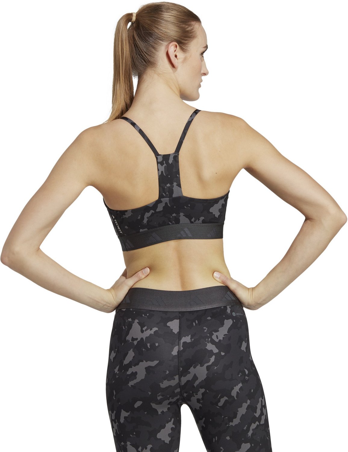 adidas Women's Aeroreact Light Support Techfit Training Bra - view number 2