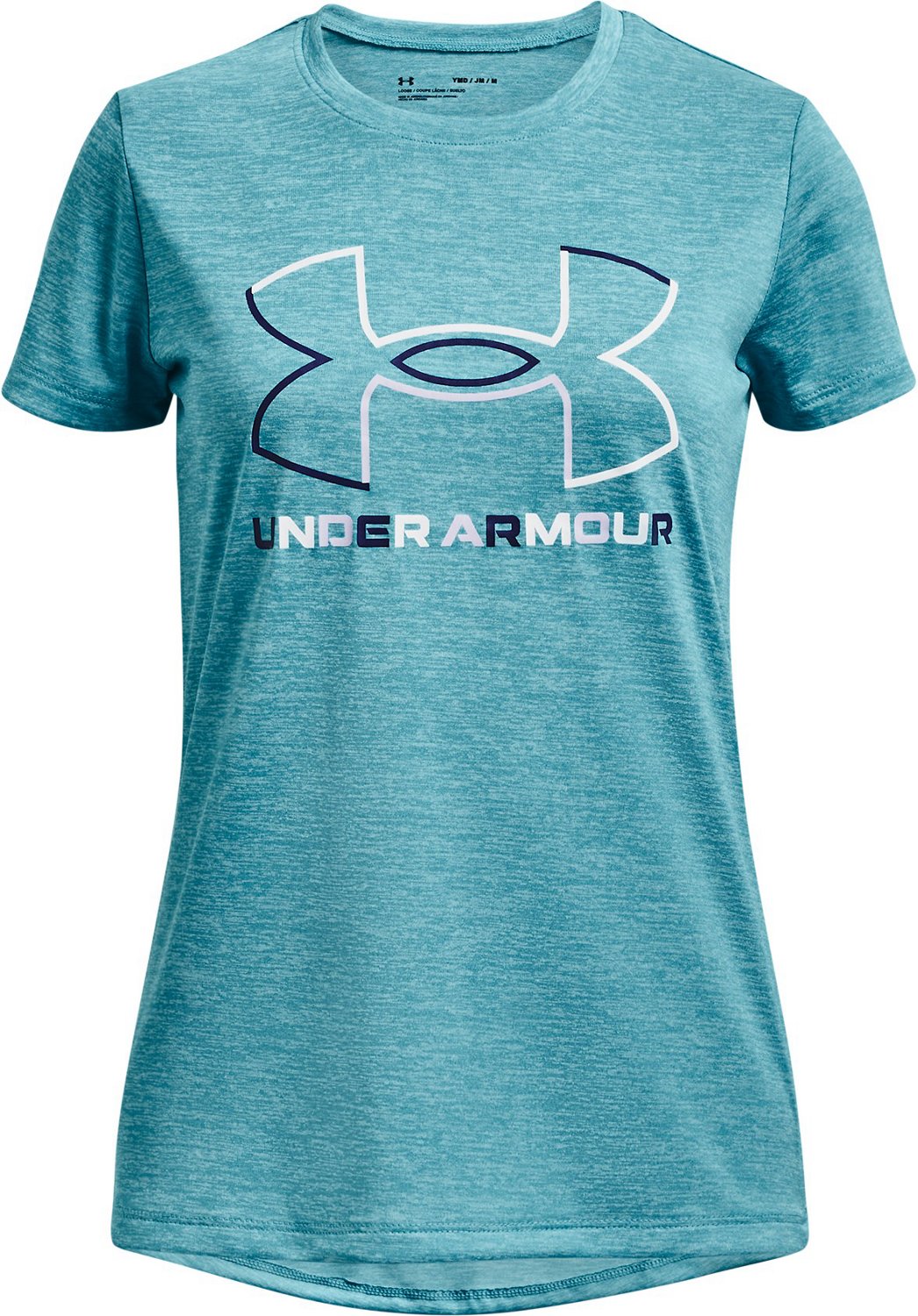 Under Armour Girls' Big Logo Twist Short Sleeve T-shirt
