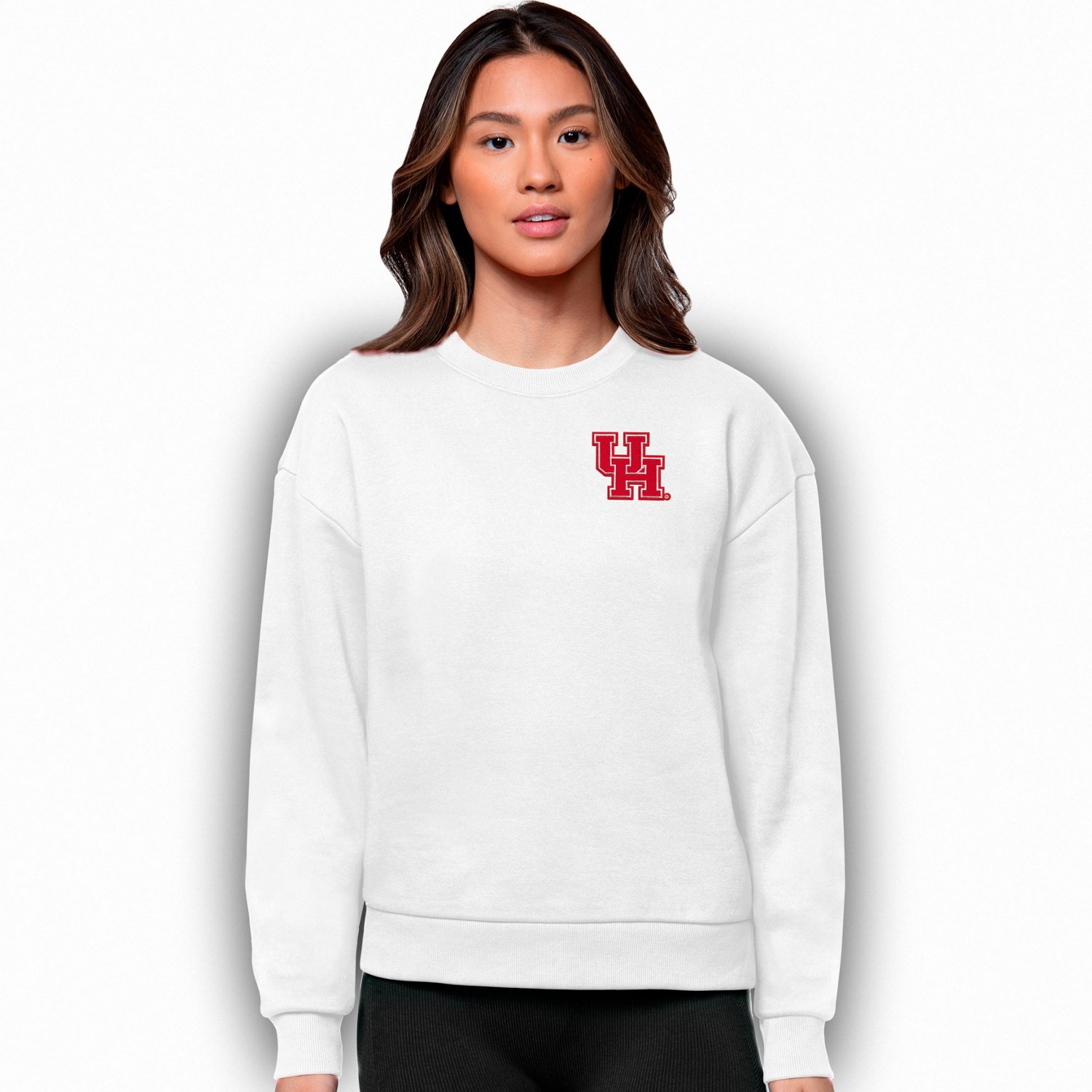 Antigua Women's University of Houston Victory Crew Sweatshirt - view number 1