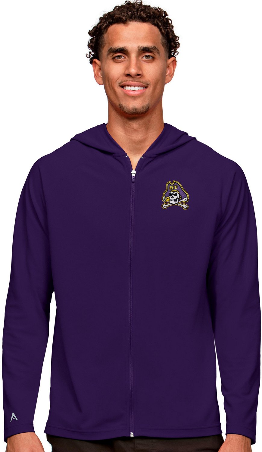 Antigua Men's East Carolina University Legacy Full Zip Hoodie