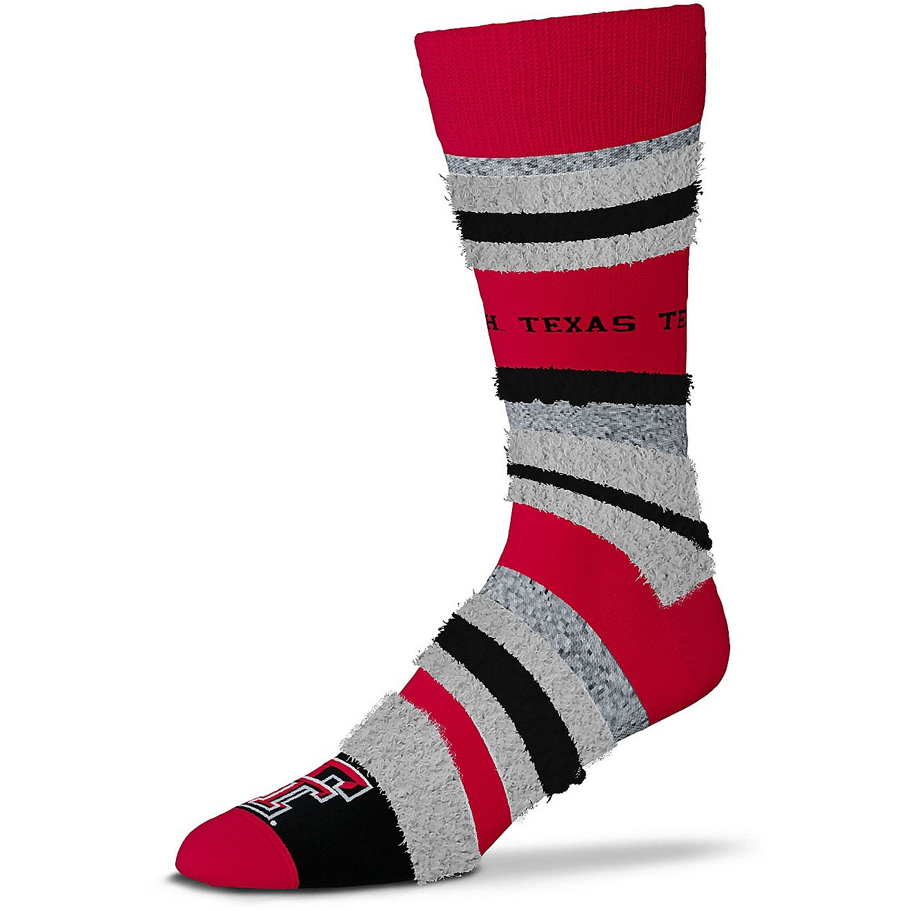 For Bare Feet Women's Texas Tech University Mountain Stripe Knee-High Socks                                                      - view number 1