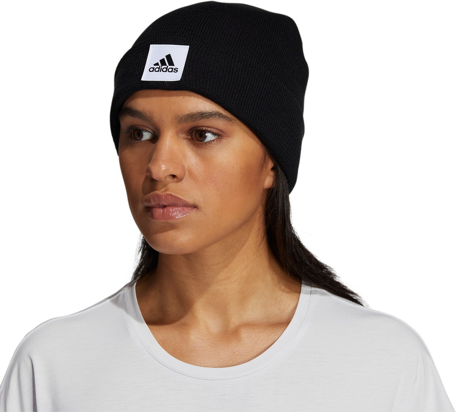 adidas Women's 1x1 Fold Beanie Academy