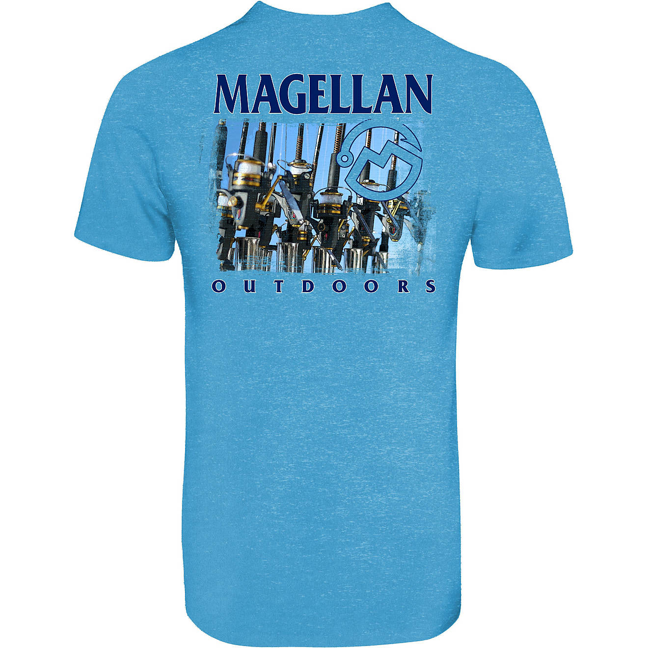 Magellan Outdoors Men's Rod Line Up Graphic Short Sleeve T-shirt                                                                 - view number 1