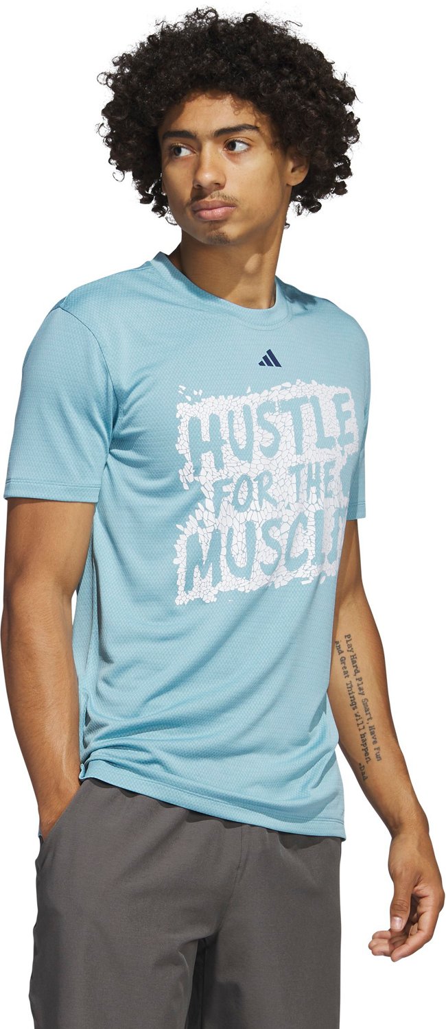 adidas Men's Hustle For The Muscle Graphic Short Sleeve T-shirt - view number 3