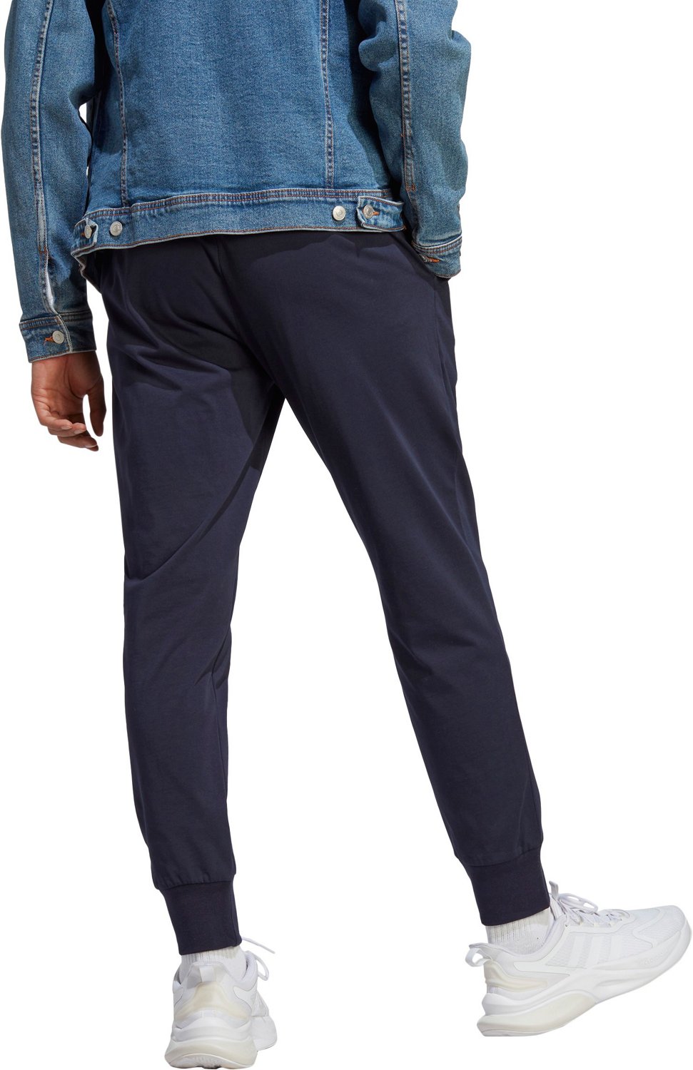 adidas Men's Essentials Jersey Cuffed Pants                                                                                      - view number 2