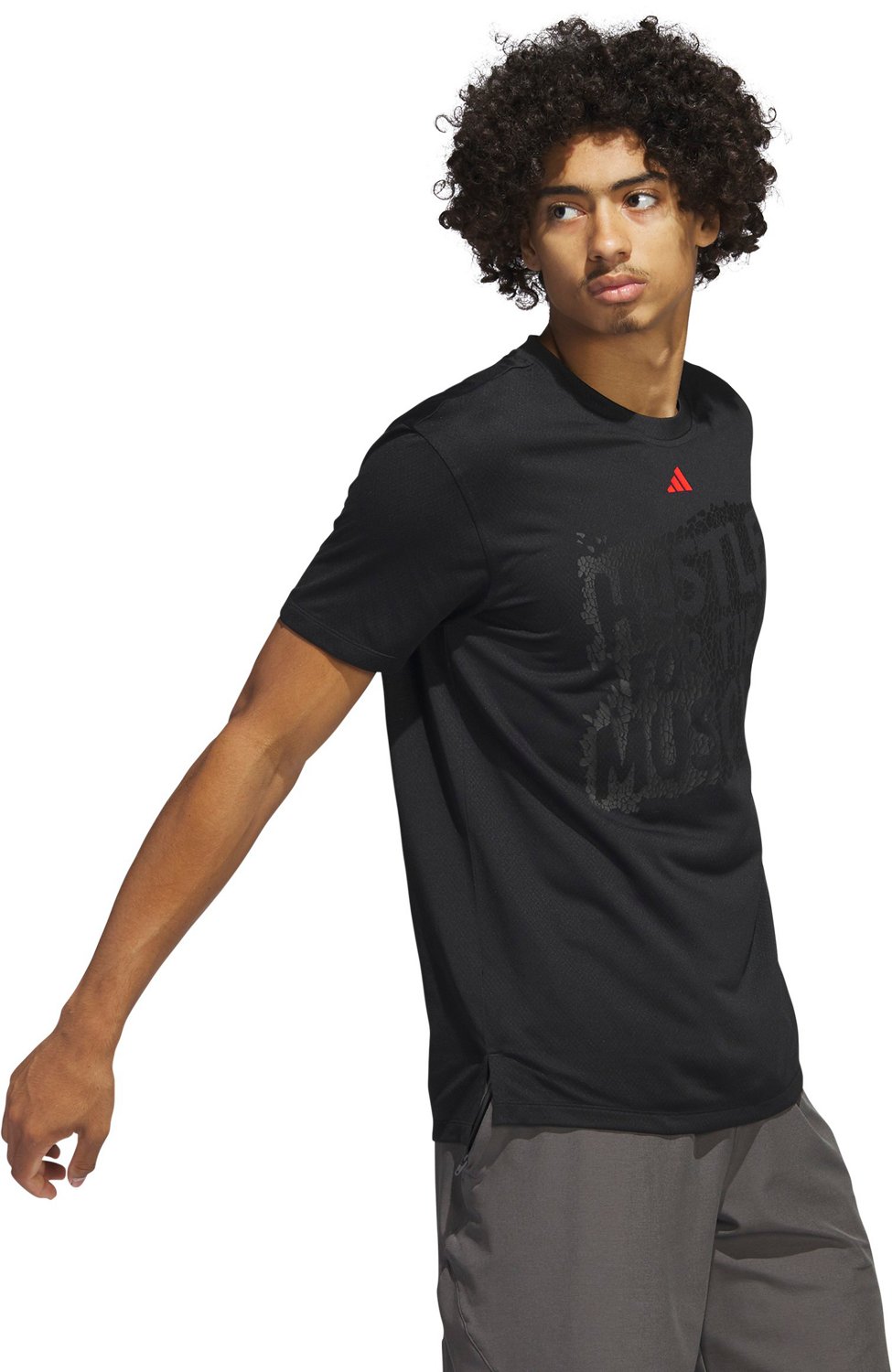 adidas Men's Hustle For The Muscle Graphic Short Sleeve T-shirt - view number 3