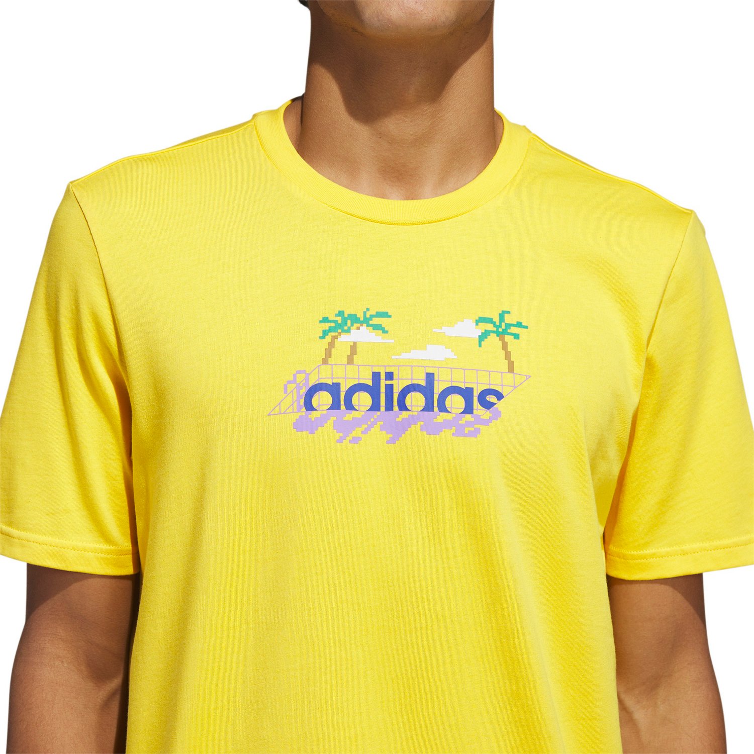 adidas Men's LIN Graphic Short Sleeve T-shirt - view number 4
