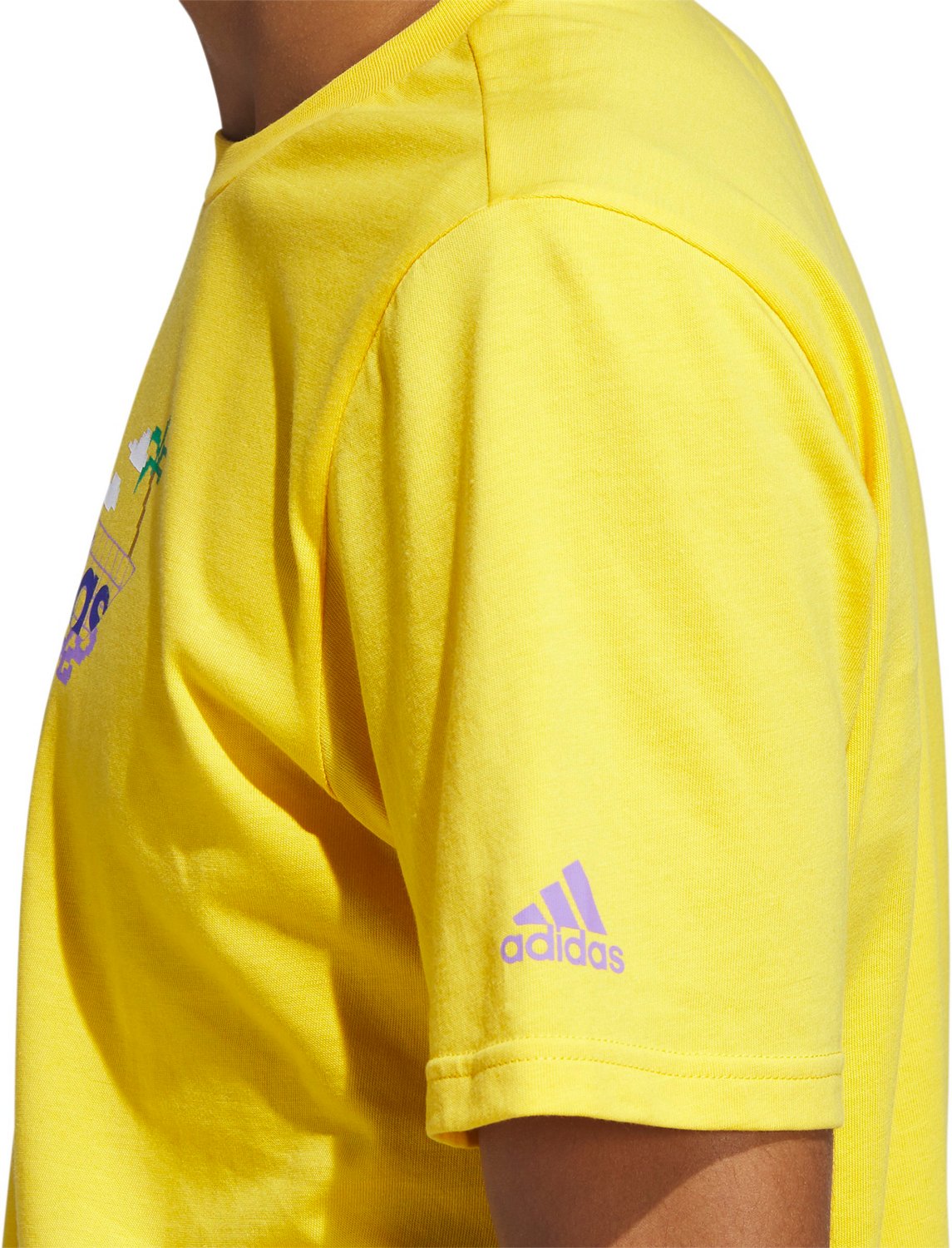 adidas Men's LIN Graphic Short Sleeve T-shirt - view number 5