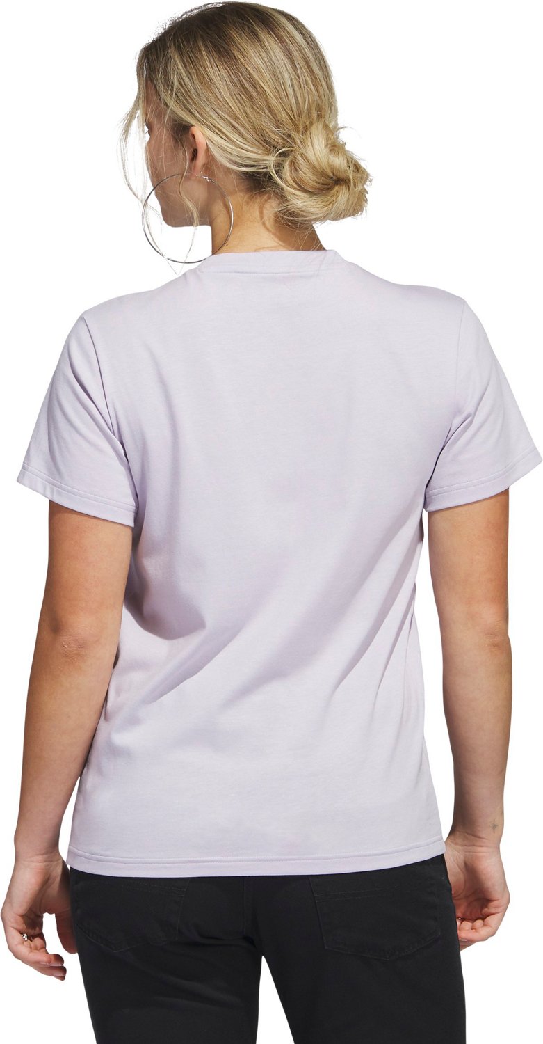 adidas Women's Bloom Linear Graphic Short Sleeve T-shirt - view number 2