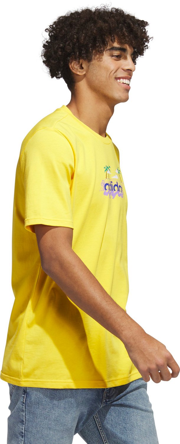 adidas Men's LIN Graphic Short Sleeve T-shirt - view number 3