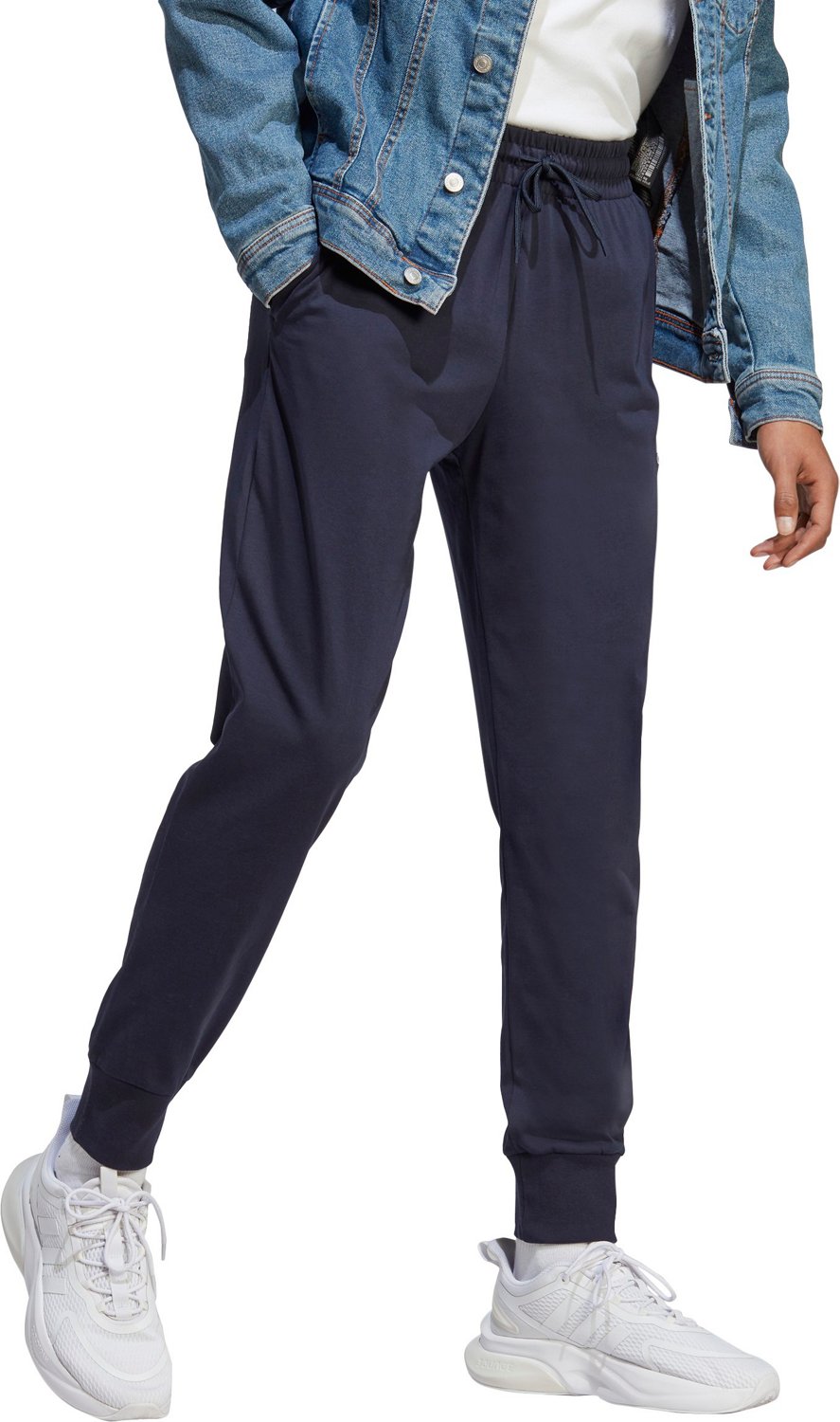 adidas Men's Essentials Jersey Cuffed Pants                                                                                      - view number 3