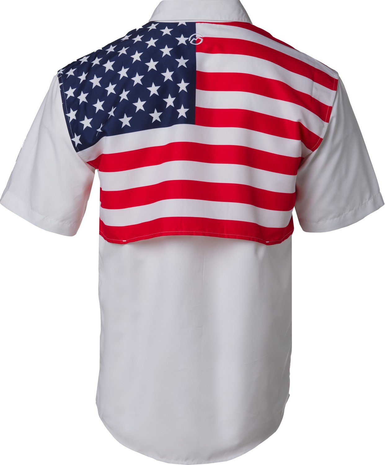 Big and Tall Graphic Tees - American Flag USA Outdoor Fishing Shirts for Men  