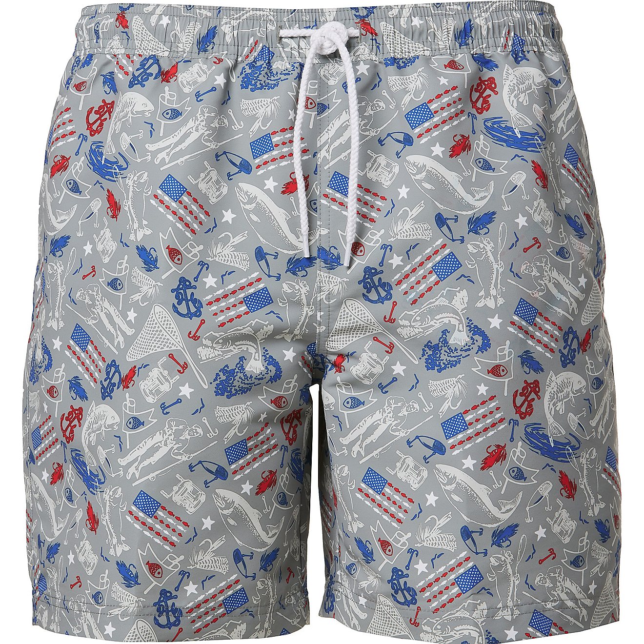Magellan Outdoors Men's Local State Boat Print Shorts 7 in                                                                       - view number 1