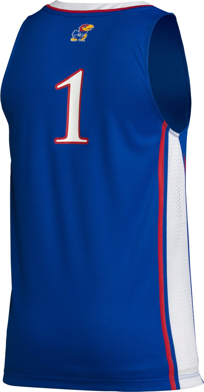 adidas Men's University of Kansas Basketball Swingman Jersey Academy