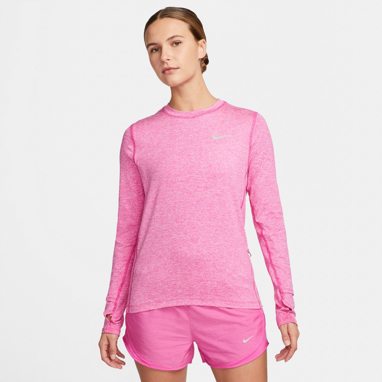 Nike Women's Element Crew Midlayer Running TShirt Academy