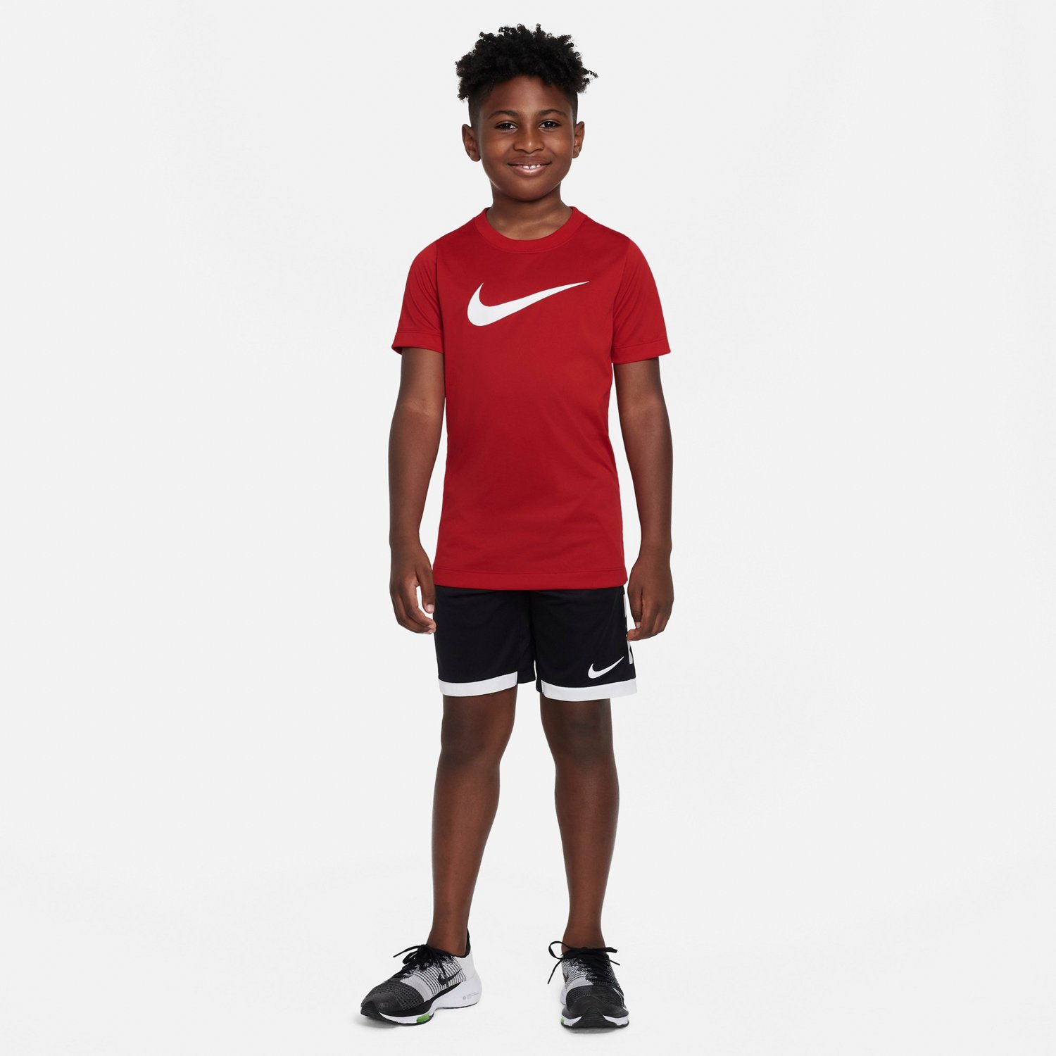 Nike Boys' Legend Swoosh Short Sleeve T-shirt                                                                                    - view number 4