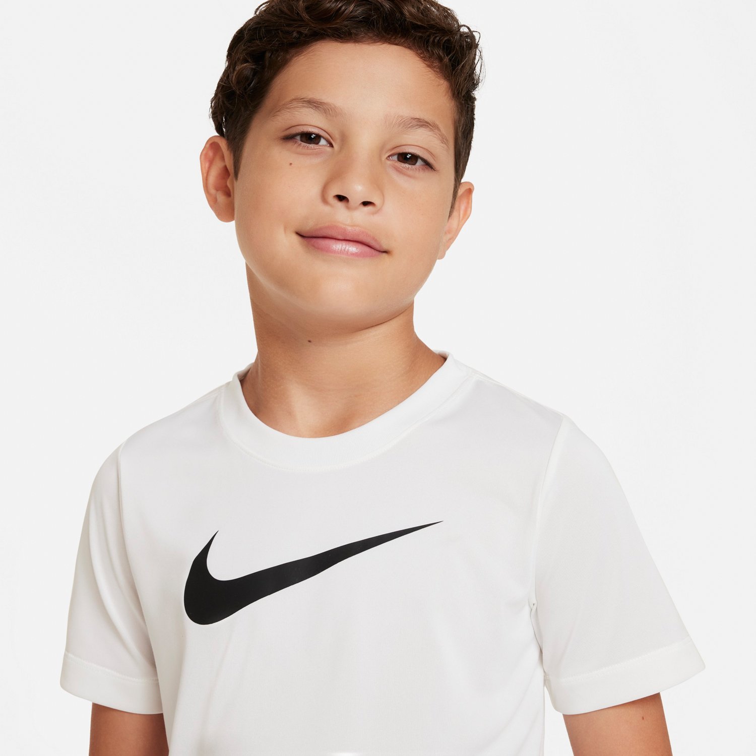 Nike Boys Legend Swoosh Short Sleeve T shirt Academy