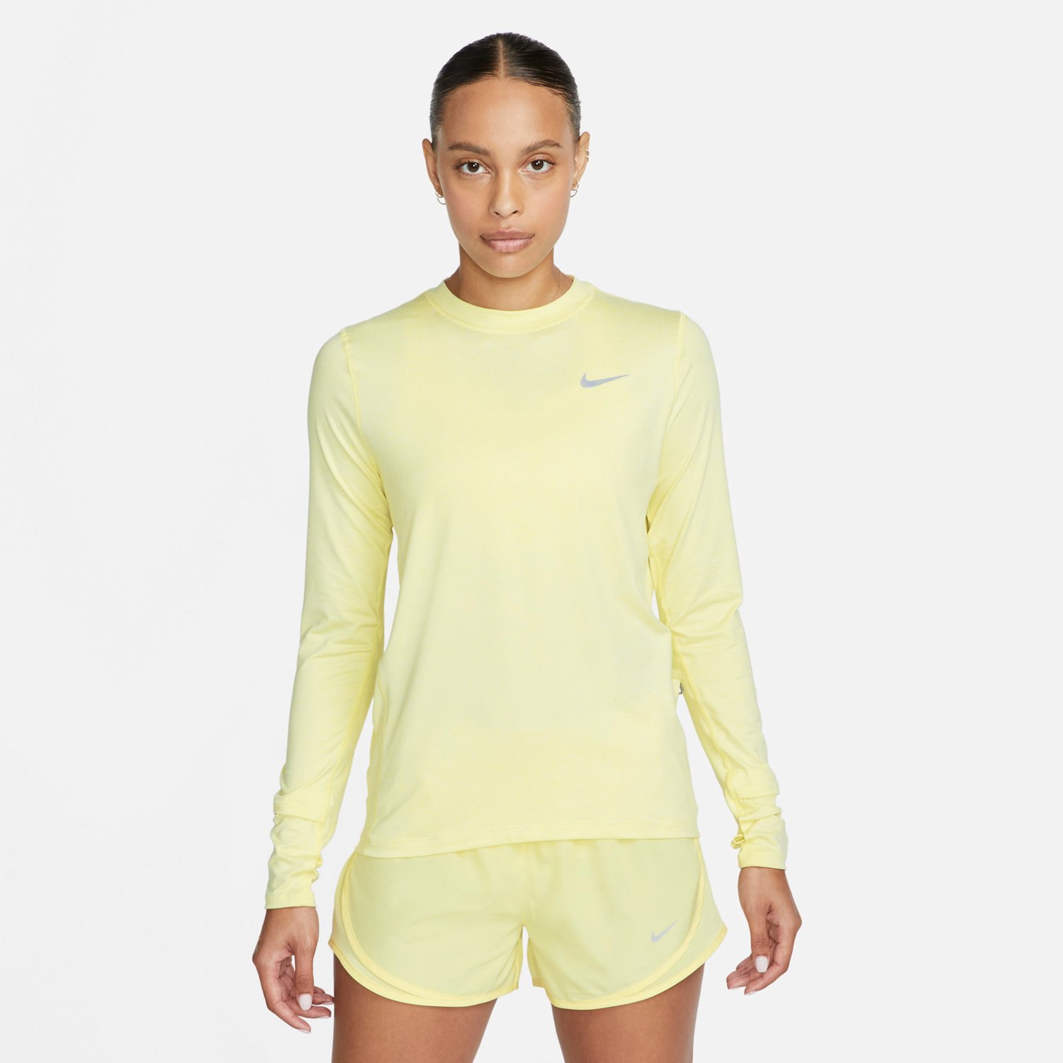 Nike Women's Element Crew Midlayer Running T-Shirt