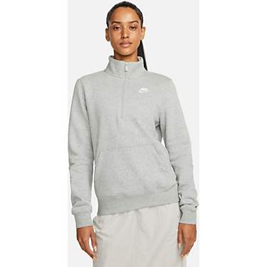 Nike Women's Club Fleece 1/4-Zip Pullover Sweatshirt                                                                            