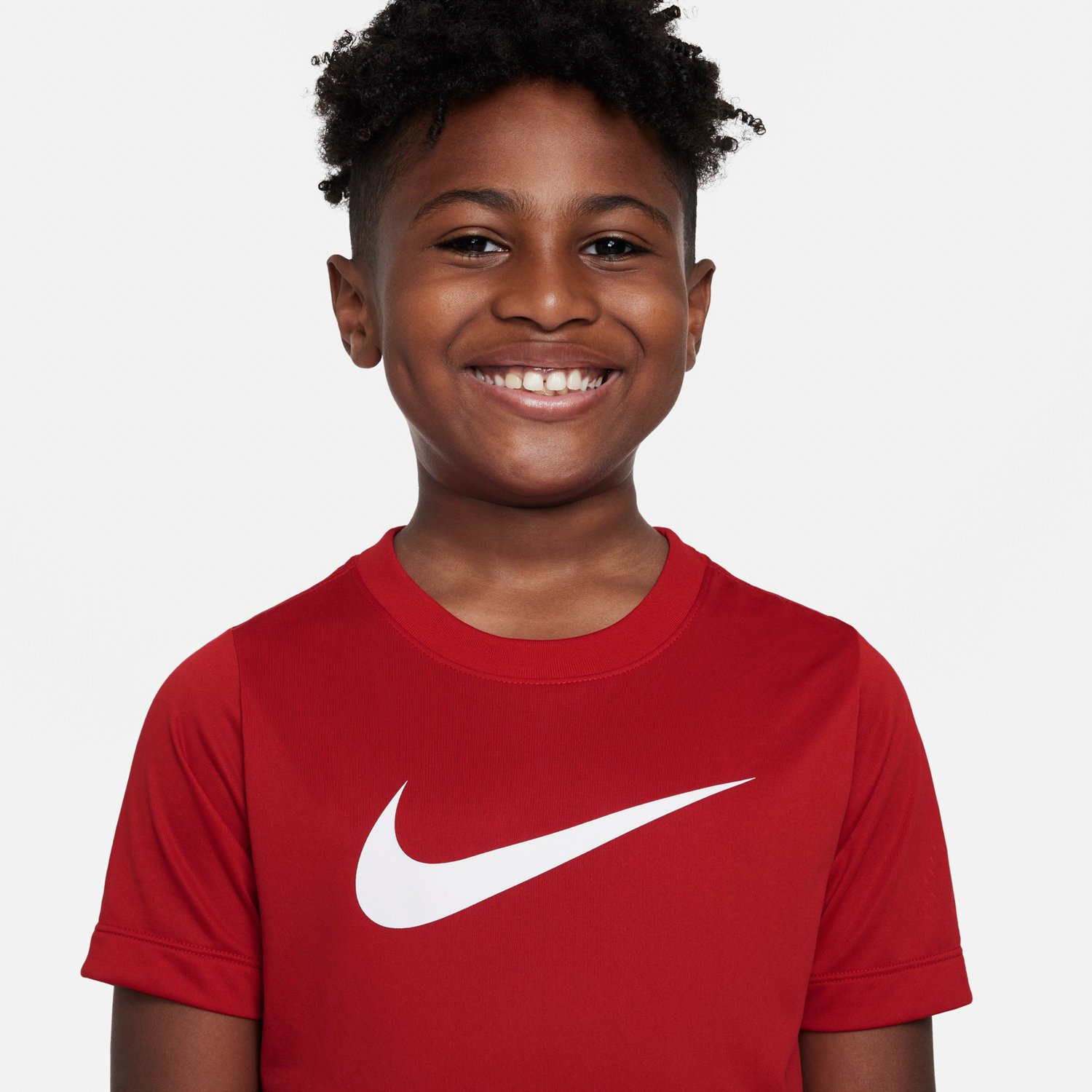 Nike Boys' Legend Swoosh Short Sleeve T-shirt                                                                                    - view number 3