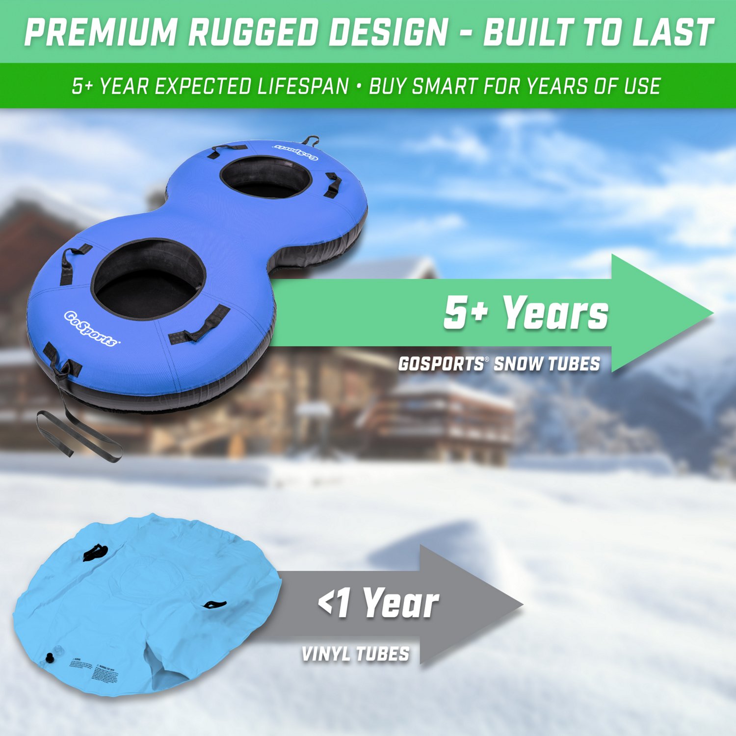 GoSports Heavy Duty 44in Snow Tube - view number 6