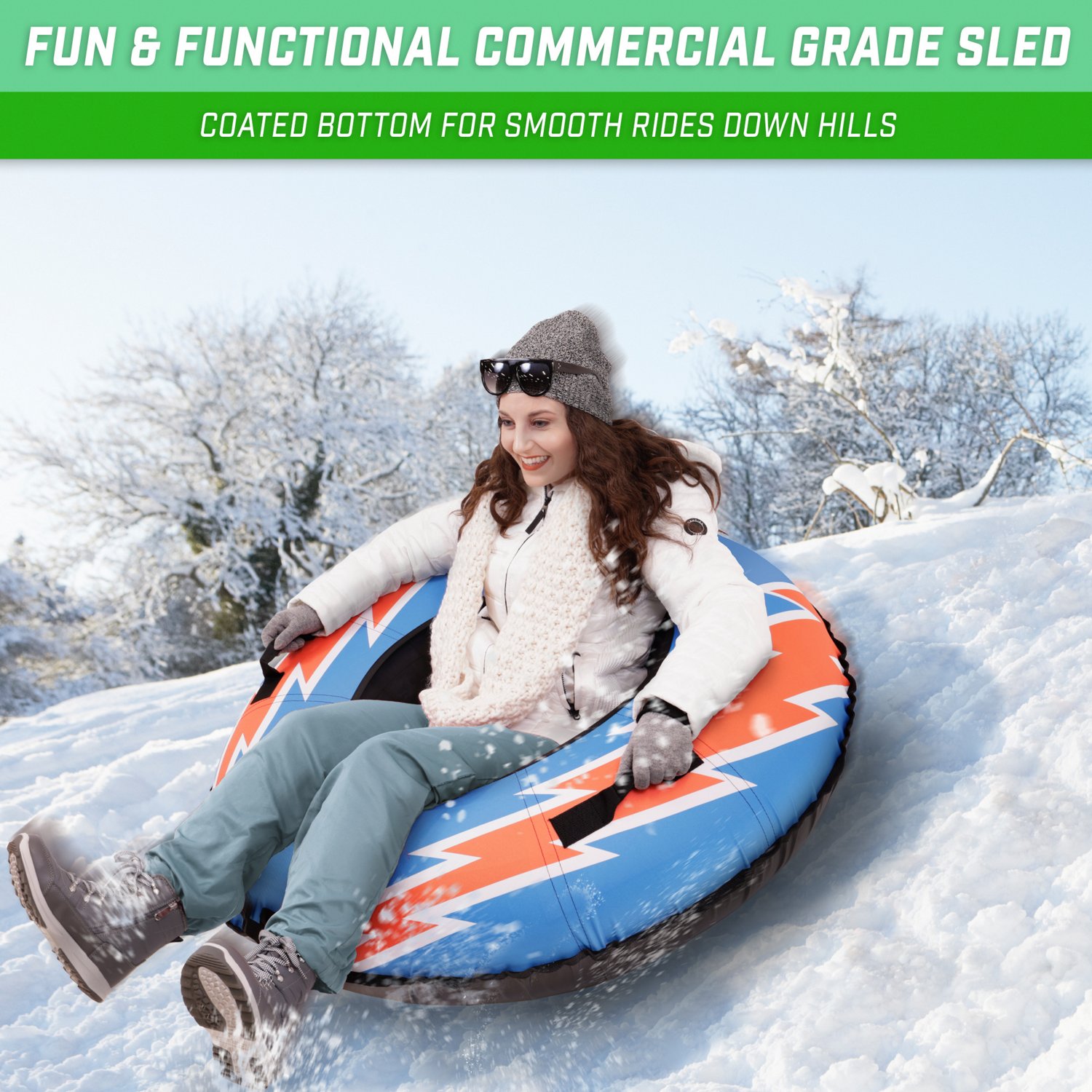 GoSports Retro Heavy Duty 44in Snow Tube - view number 3