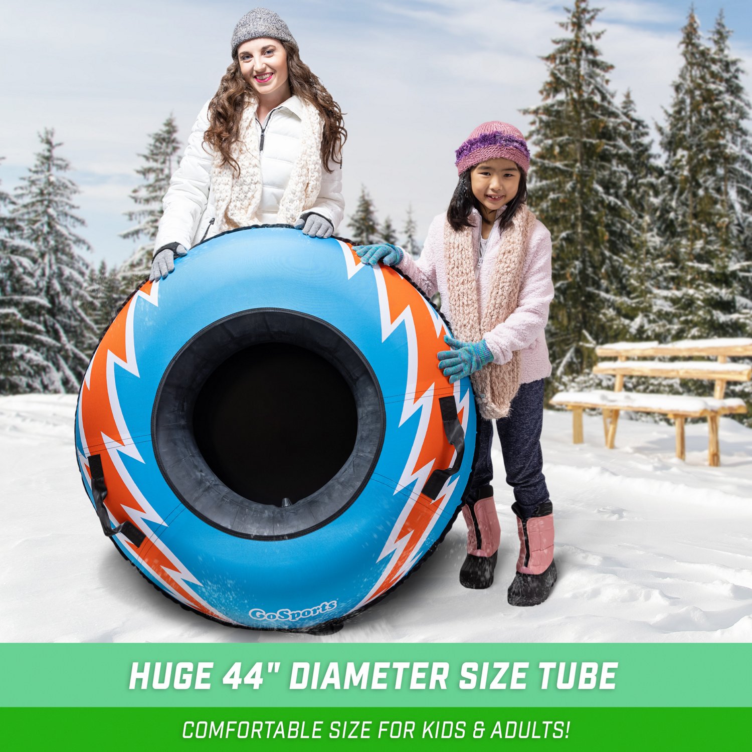 GoSports Retro Heavy Duty 44in Snow Tube - view number 4