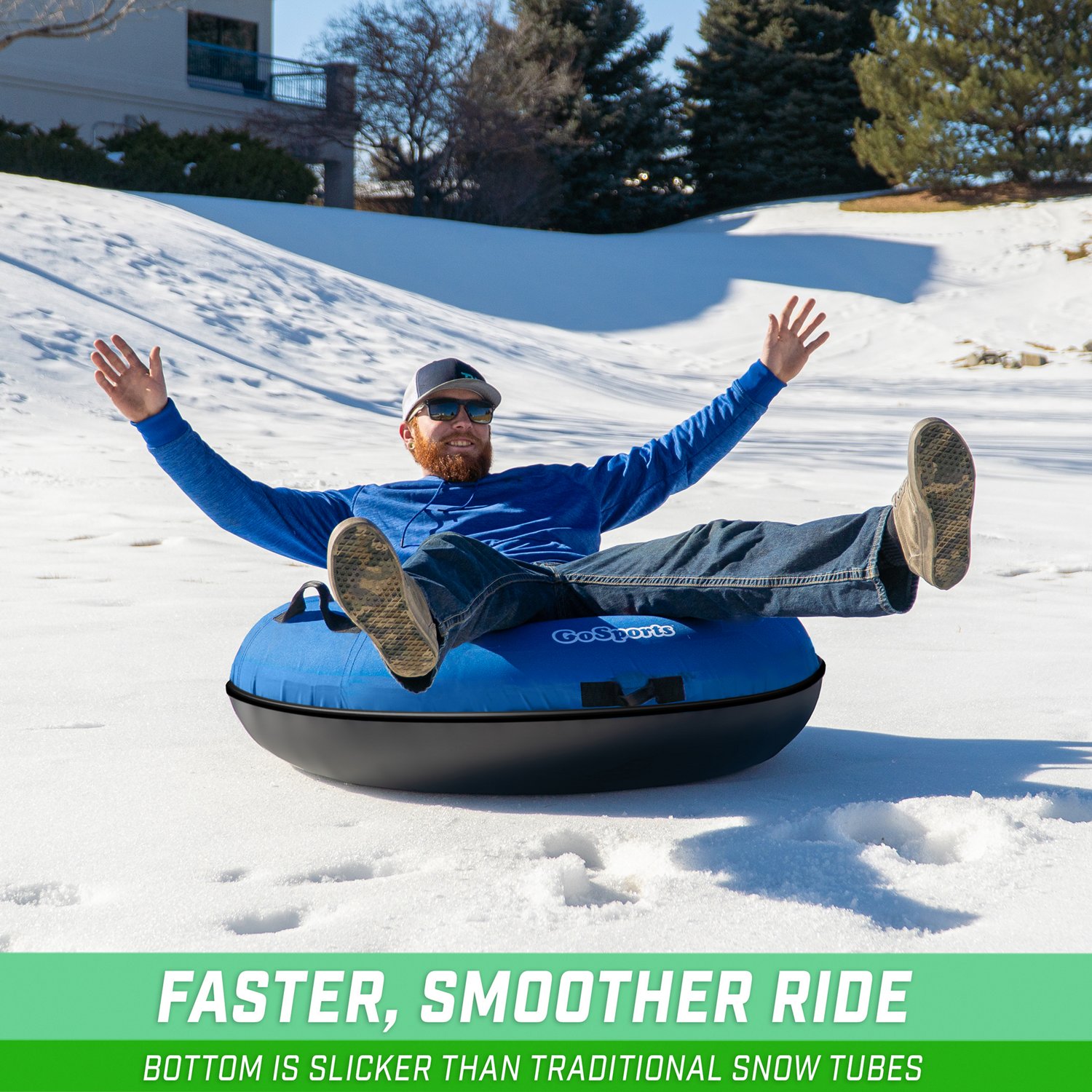 GoSports 40in Hard Bottom Commercial Grade Snow Tube - view number 3
