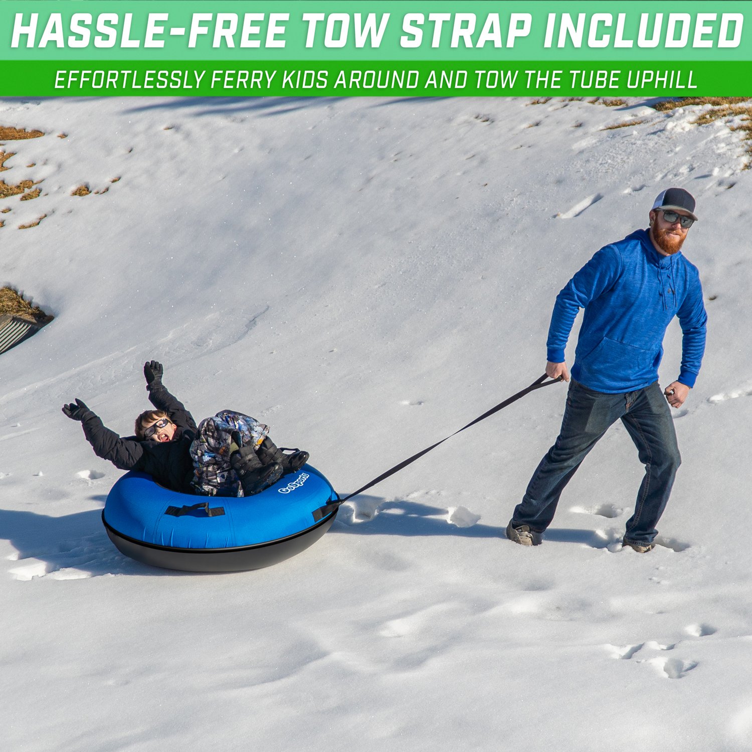 GoSports 40in Hard Bottom Commercial Grade Snow Tube - view number 4