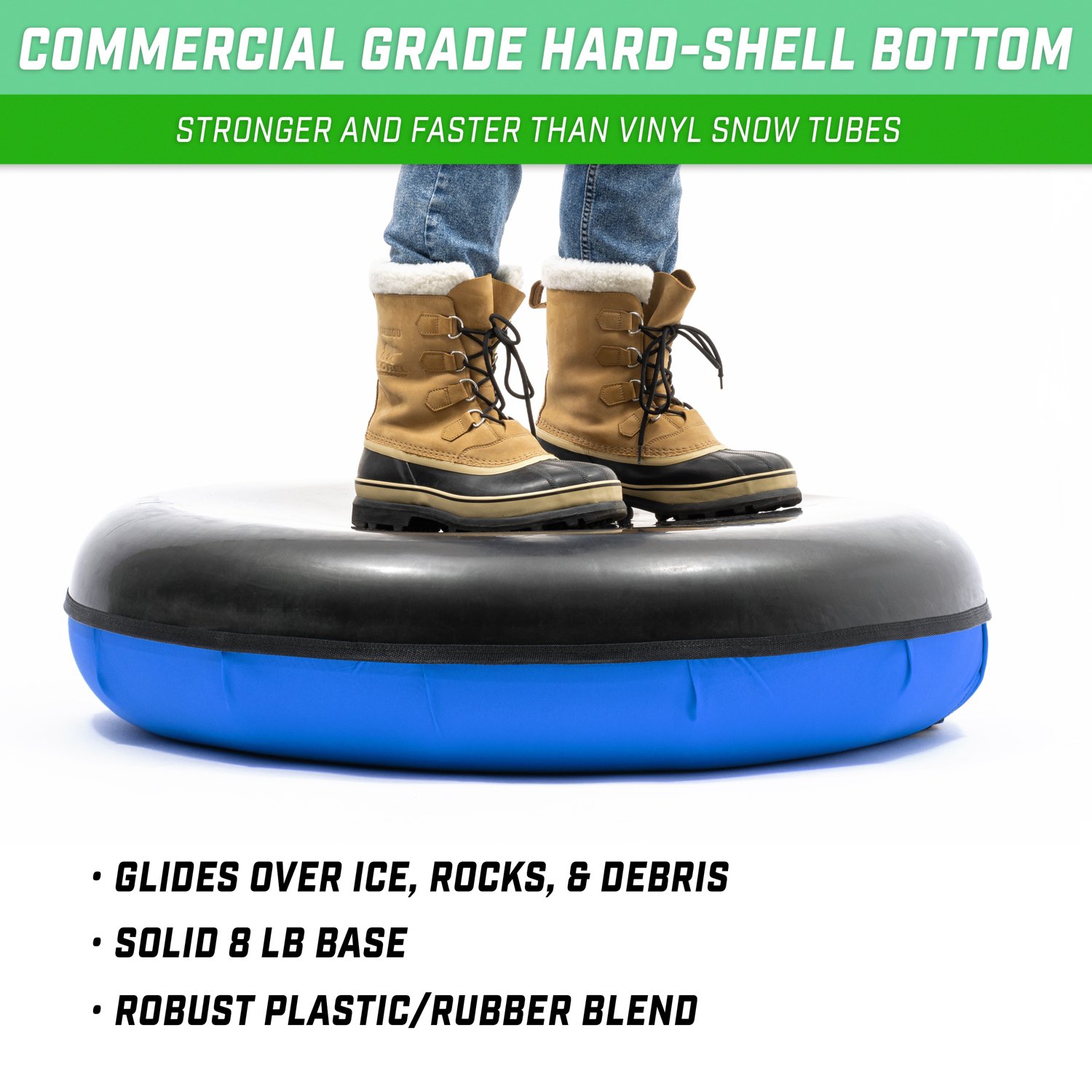 GoSports 40in Hard Bottom Commercial Grade Snow Tube